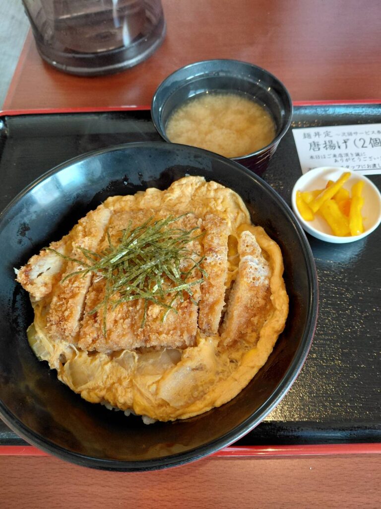 麺丼定　カツ丼